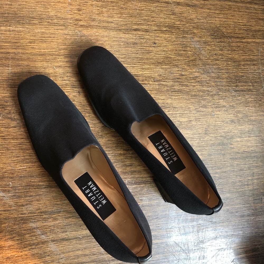 Stuart weitzman 6 1/2 square toe block heel new